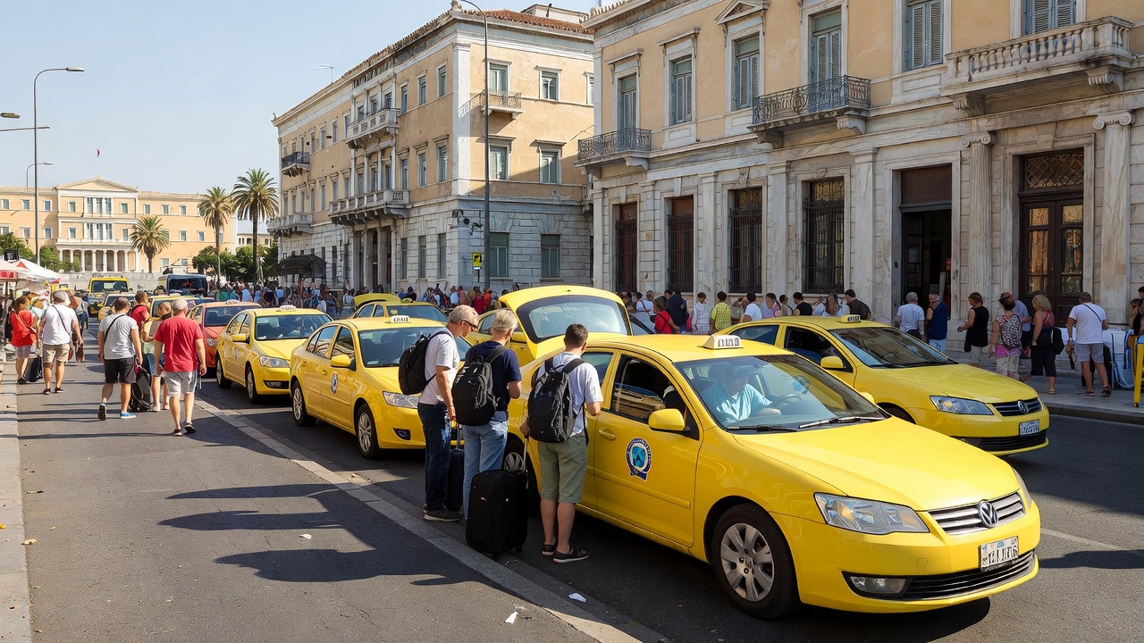 Ταξί στο Σύνταγμα Αθήνας